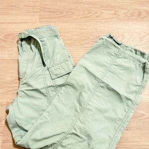 Levi's Women's Light Green Convertible Cargo Pants